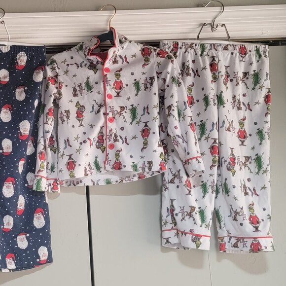 Boys 4T Christmas Pajama Bundle – Old Navy + Grinch - Picture 1 of 6